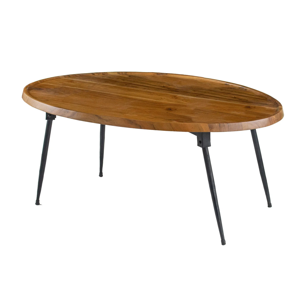 Oval Cofe Table - Brown - Furniture Home Direct
