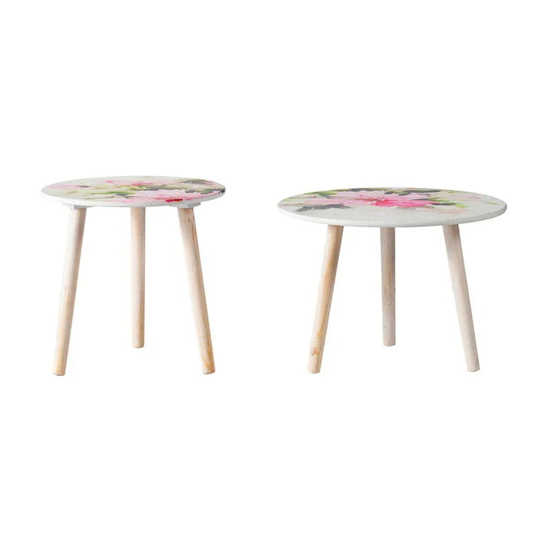 Nature-Inspired Side Tables (Set of 2) - Furniture Home Direct