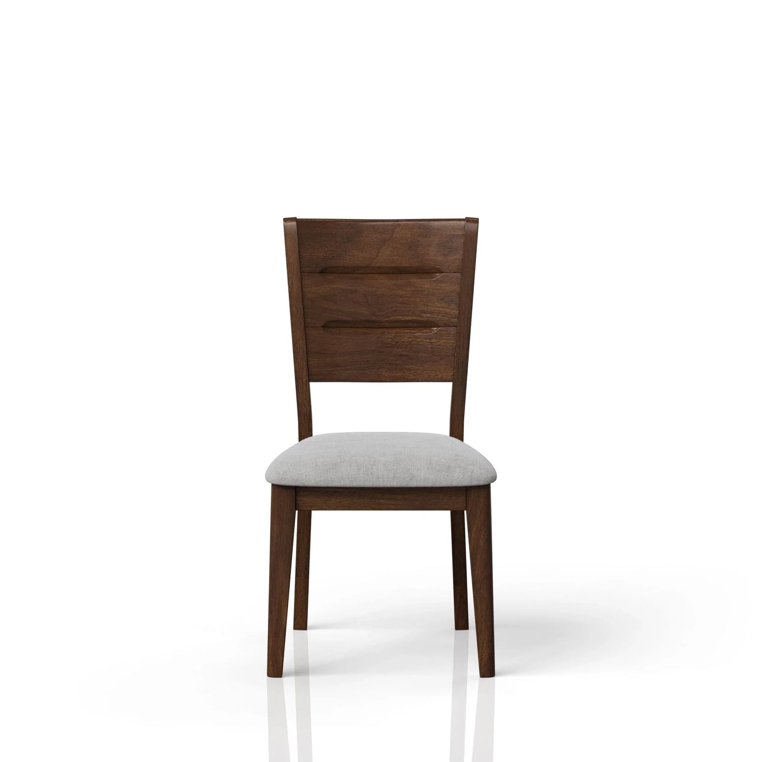 Mid Century Modern Dining Chairs Upholstered Side Chair - Cherry - Furniture Home Direct