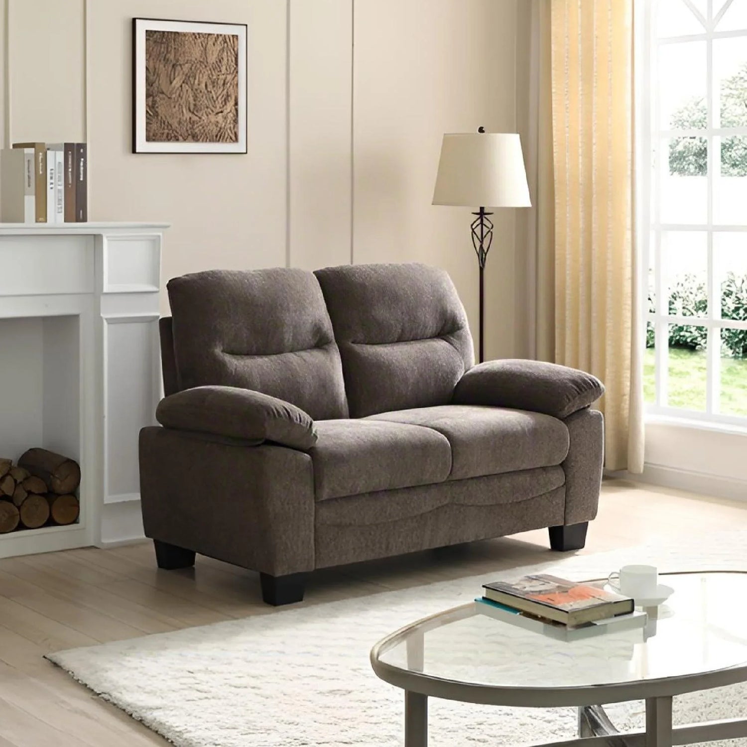 Summerton - Loveseat With Pillow Top Arms And Removable Back - Furniture Home Direct