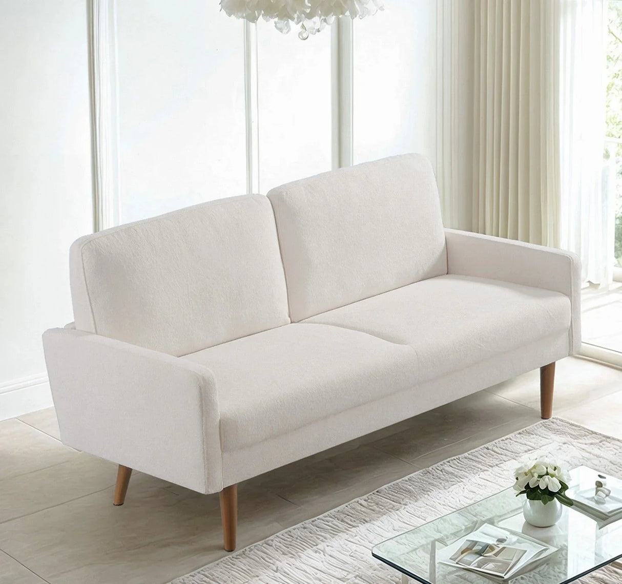 Sofa, European Style With Sleek Design, Modern & Vintage Flair, Upholstered 3 Seater Couch - Furniture Home Direct