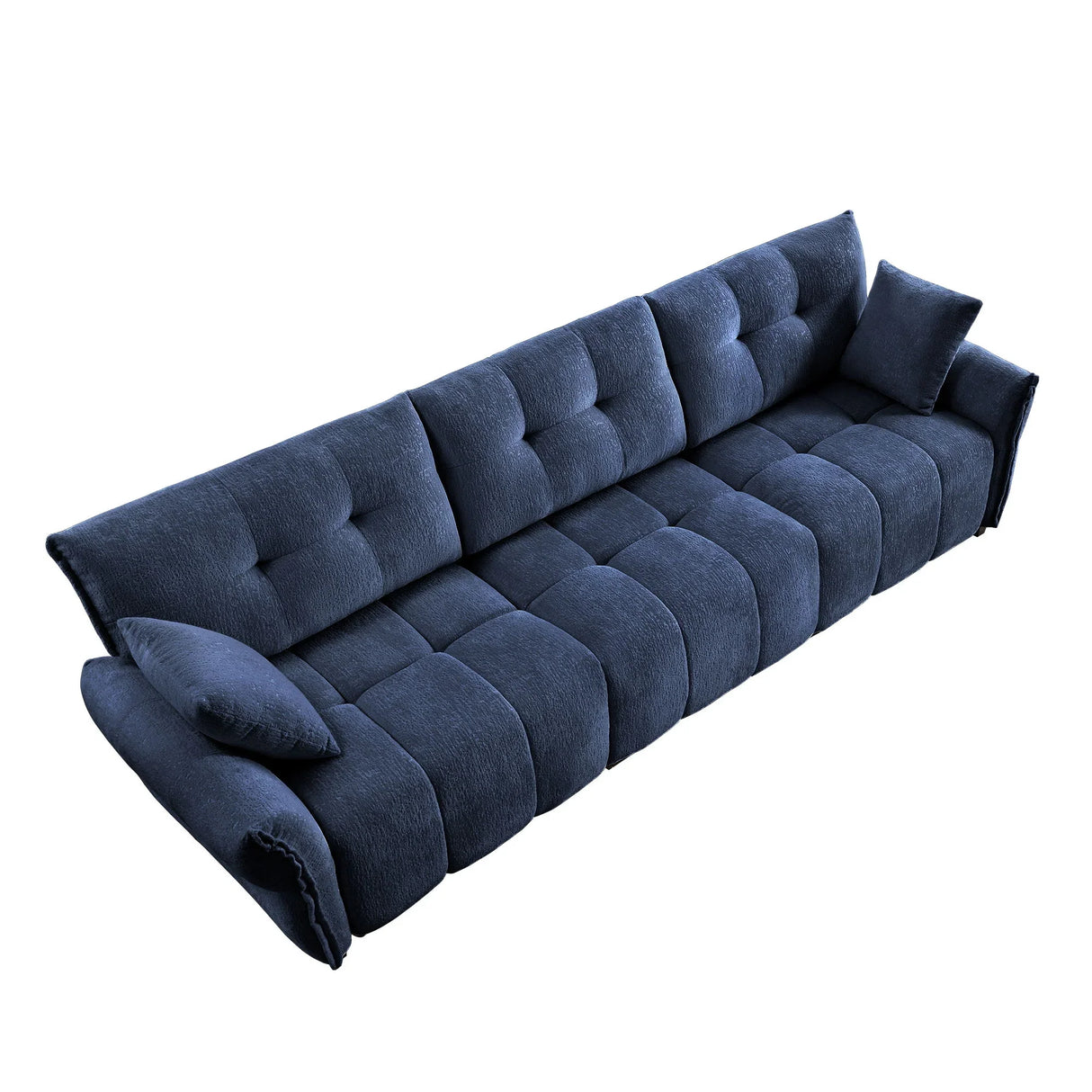 Modern Sofa & Pillows, Textured Cover, High Rebound Cushions - Furniture Home Direct