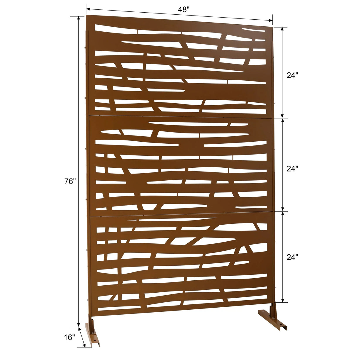 Outdoor & Indoor Privacy Screen Metal Privacy Screen - Furniture Home Direct