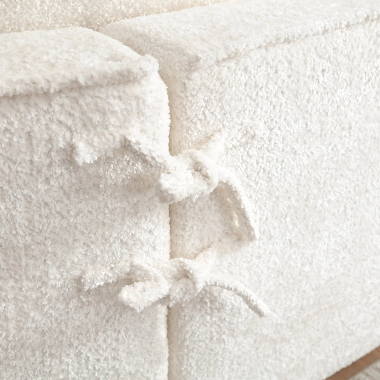 Sectional Sofa Chenille With Plush Soft Cushions Beige - Furniture Home Direct