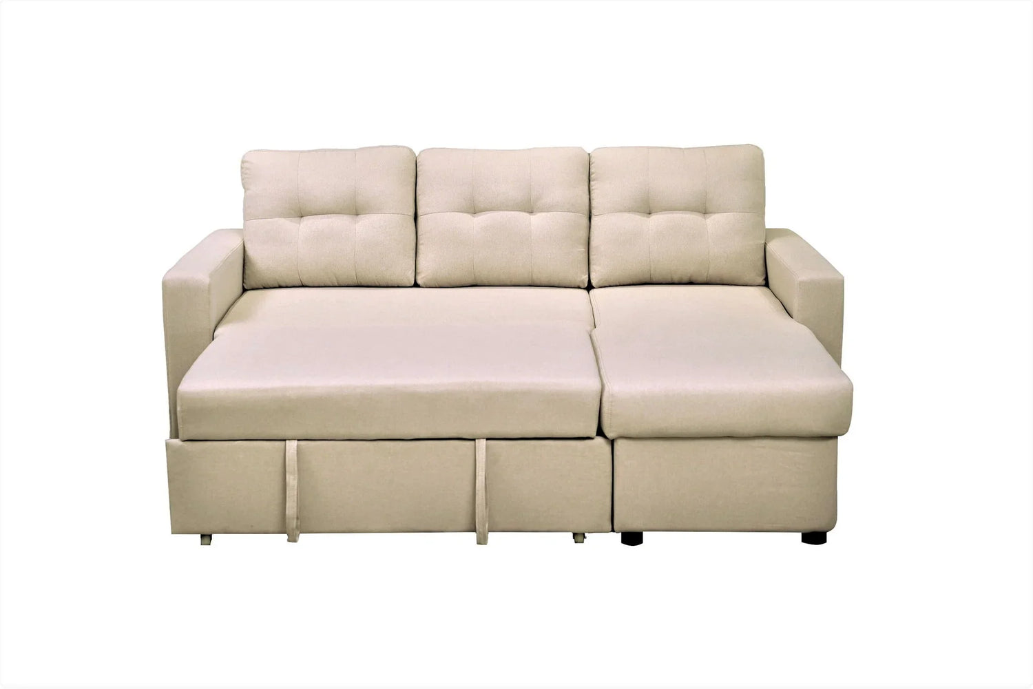 Convertible L Shaped Sectional Sleeper Sofa Bed, Saving Pull Out Couch - Furniture Home Direct