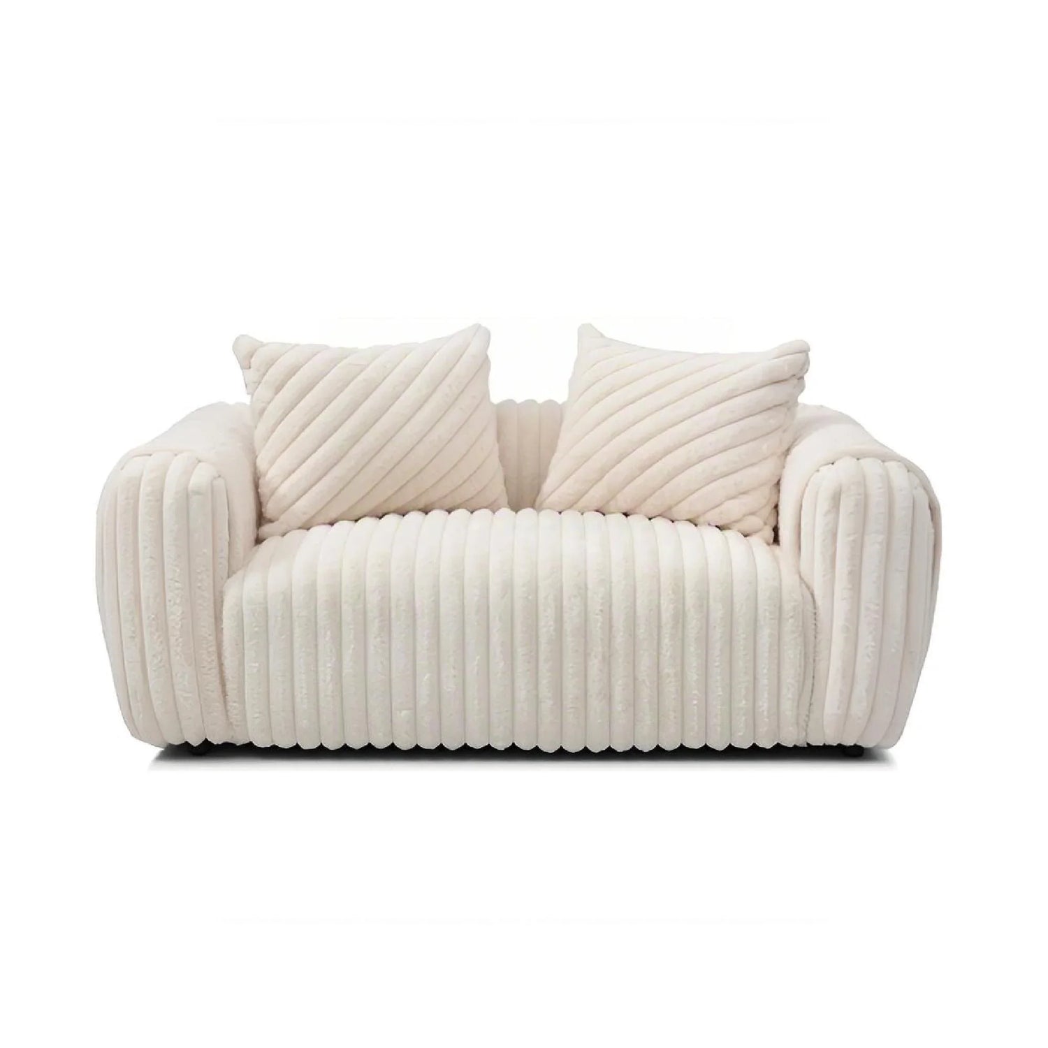 Cancun - Loveseat - White - Furniture Home Direct