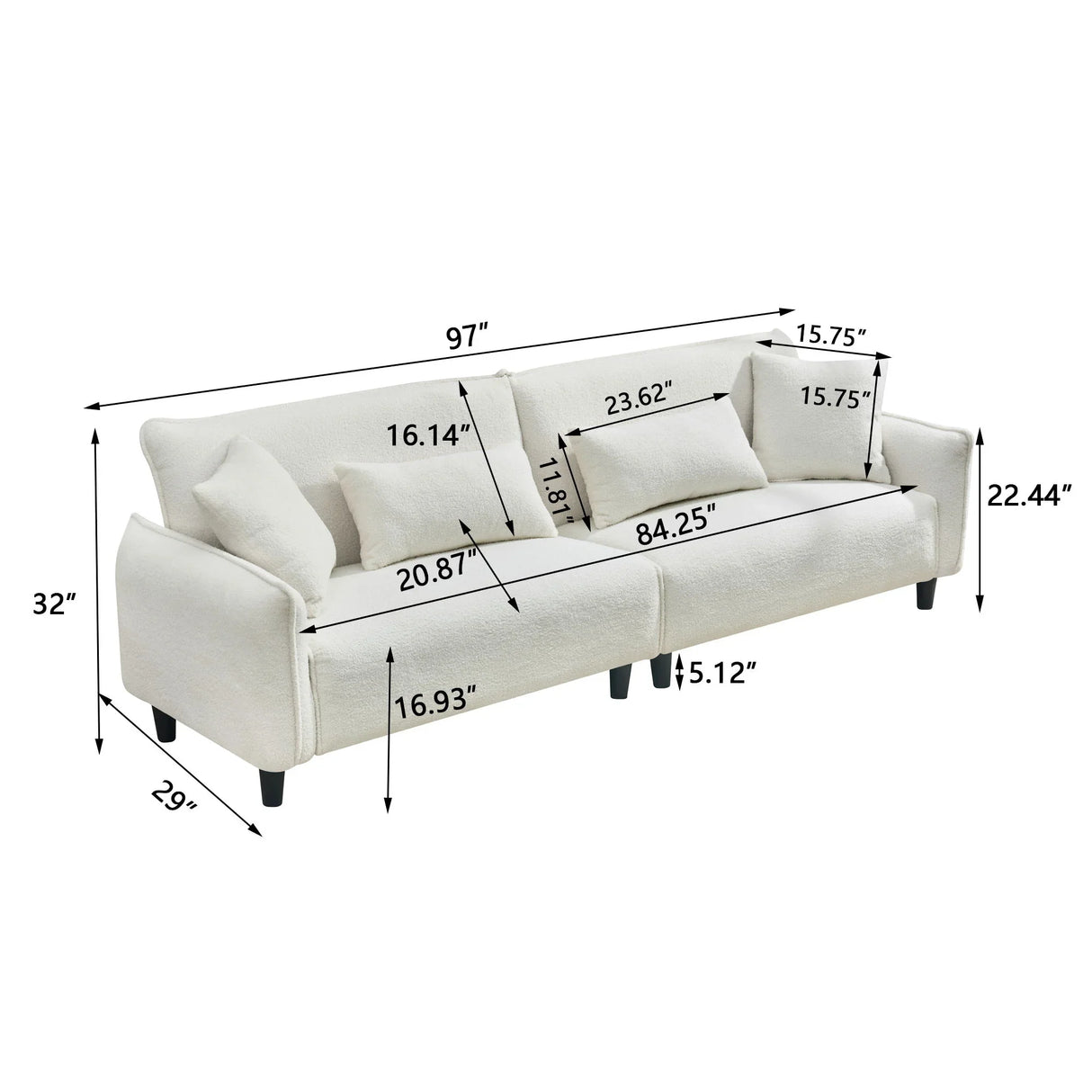 Teddy Velvet Sofa, Soft & Comfortable - Furniture Home Direct
