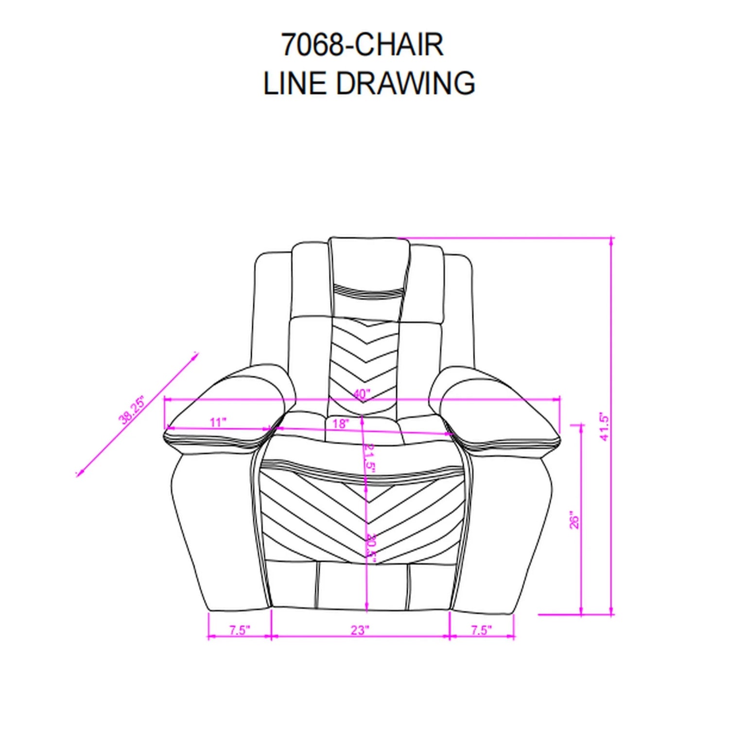 Raize - Power Recliner With LED Functionality - Gray - Furniture Home Direct