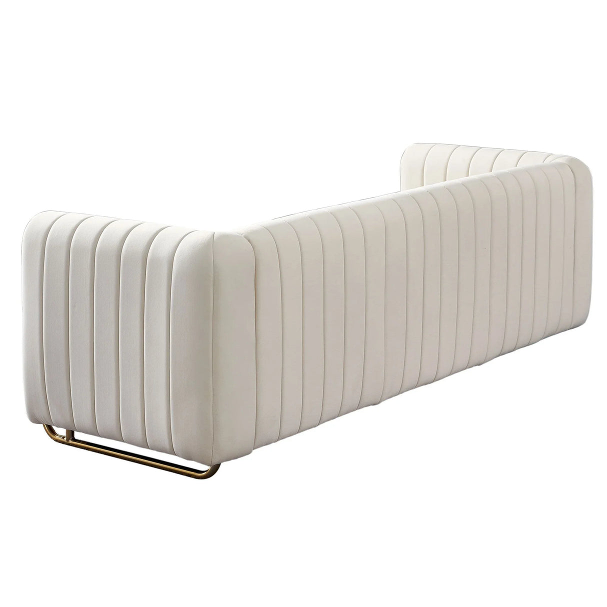 Contemporary Velvet Sofa Couch For Living Room - Furniture Home Direct