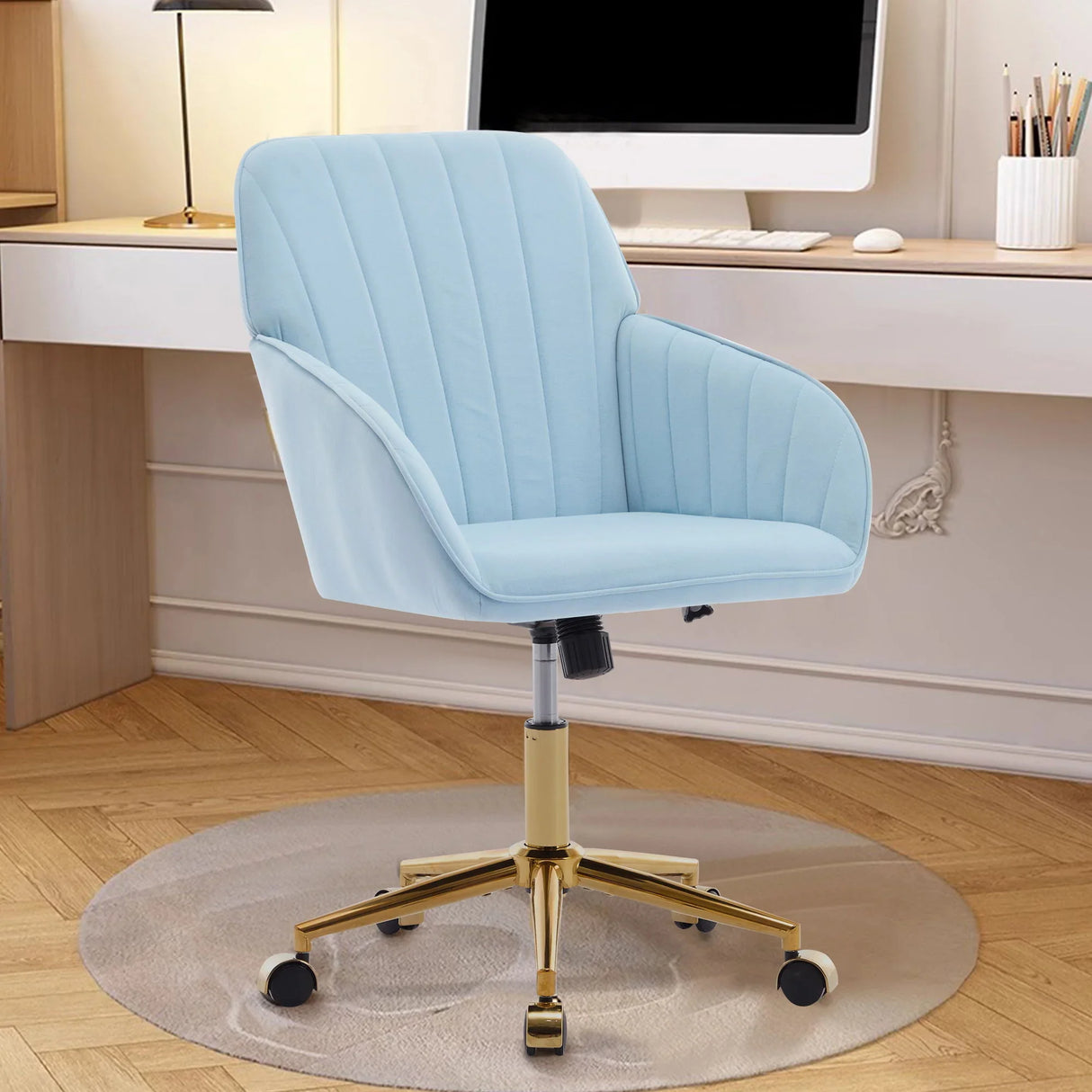 Adjustable Ergonomic Swivel Office Chair - Furniture Home Direct