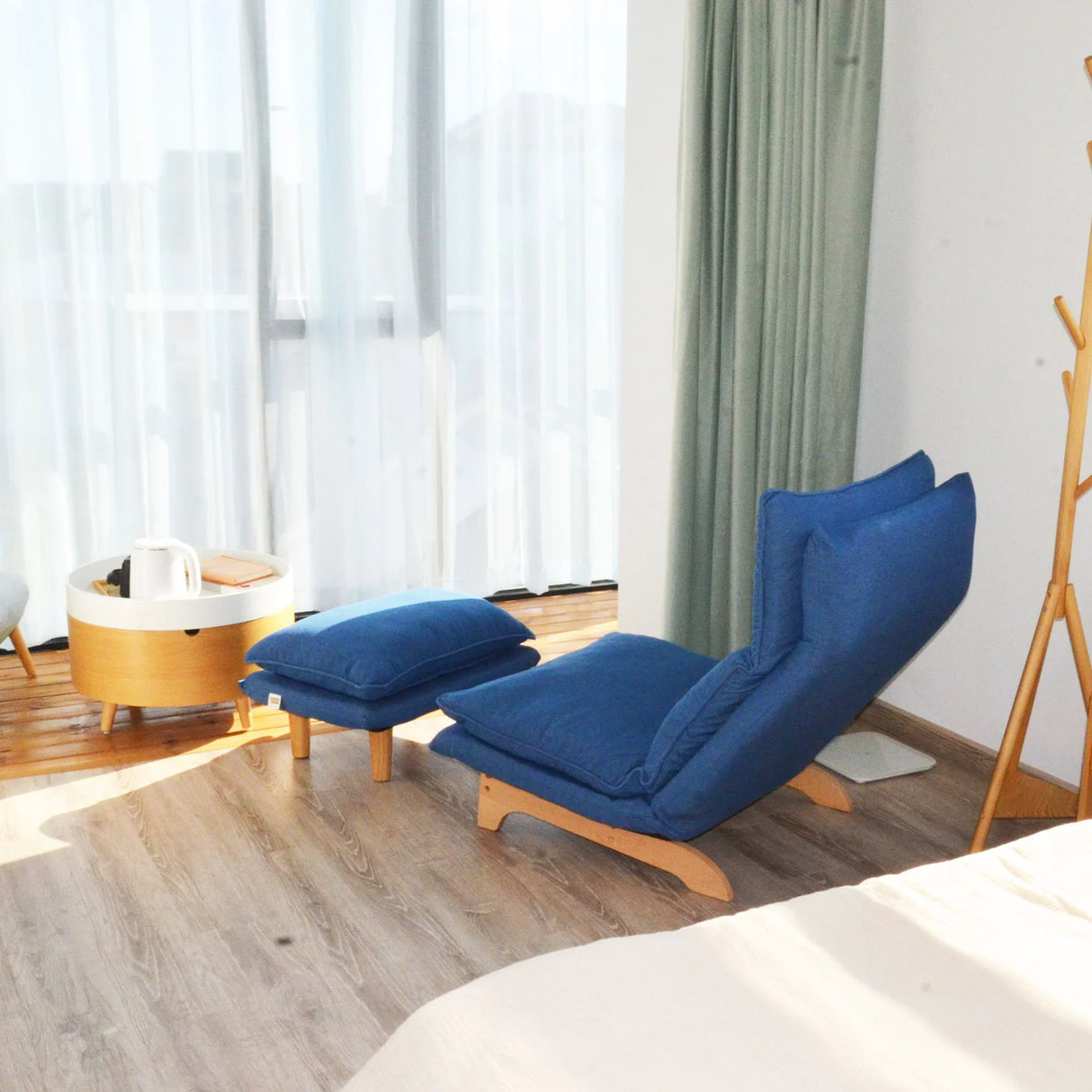 Single Lazy Sofa Chair Leisure Foldable Reclining Chair - Furniture Home Direct