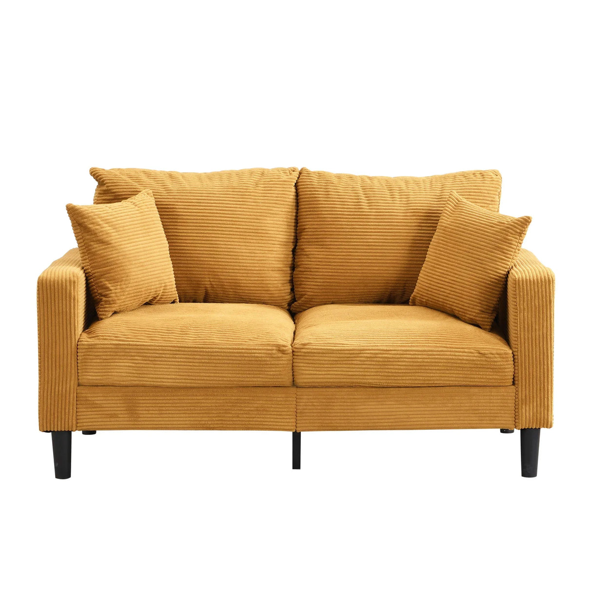 Modern Upholstered Loveseat Sofa, High Resilience - Furniture Home Direct