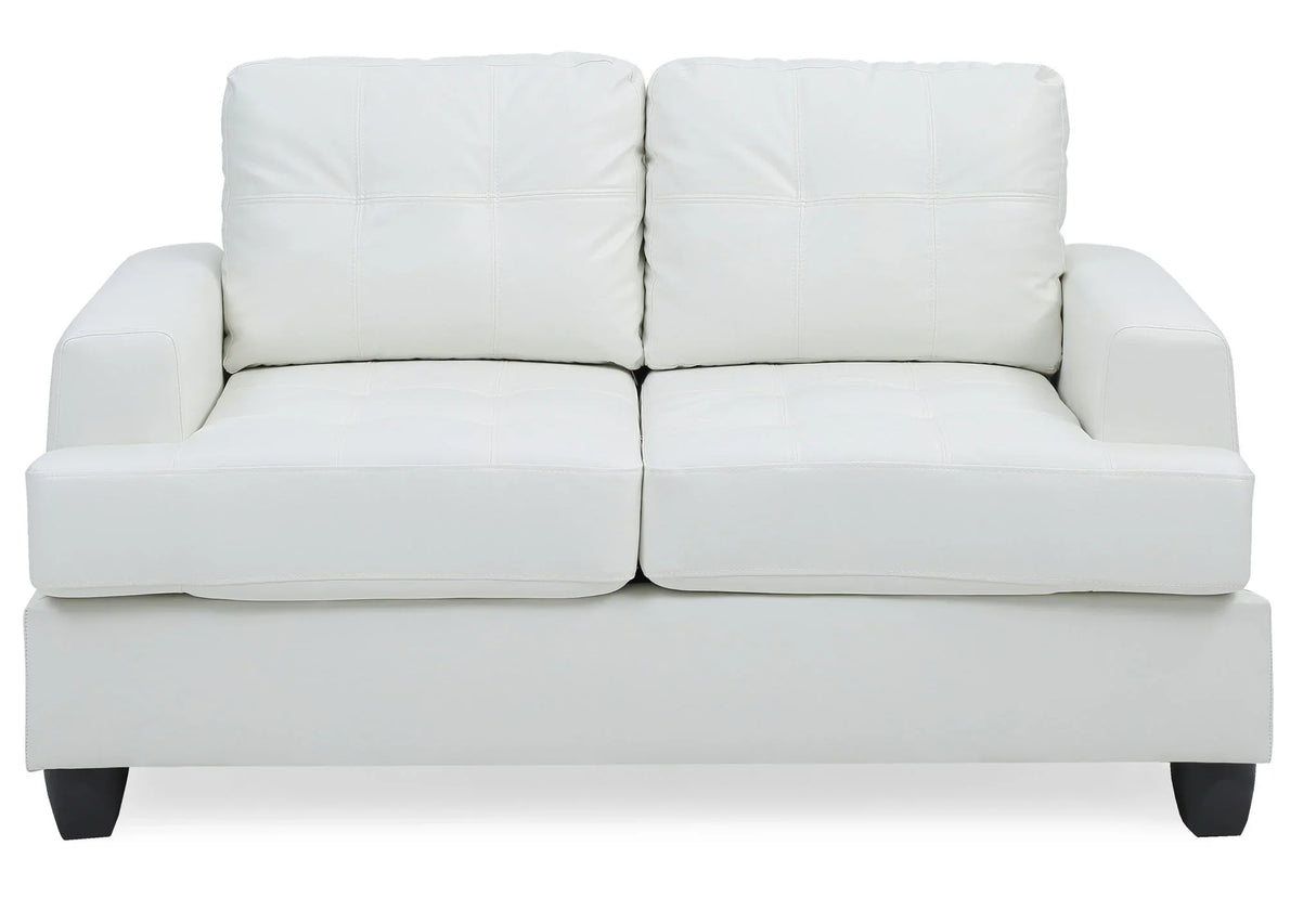 Stylish Transitional Loveseat For Two - Furniture Home Direct
