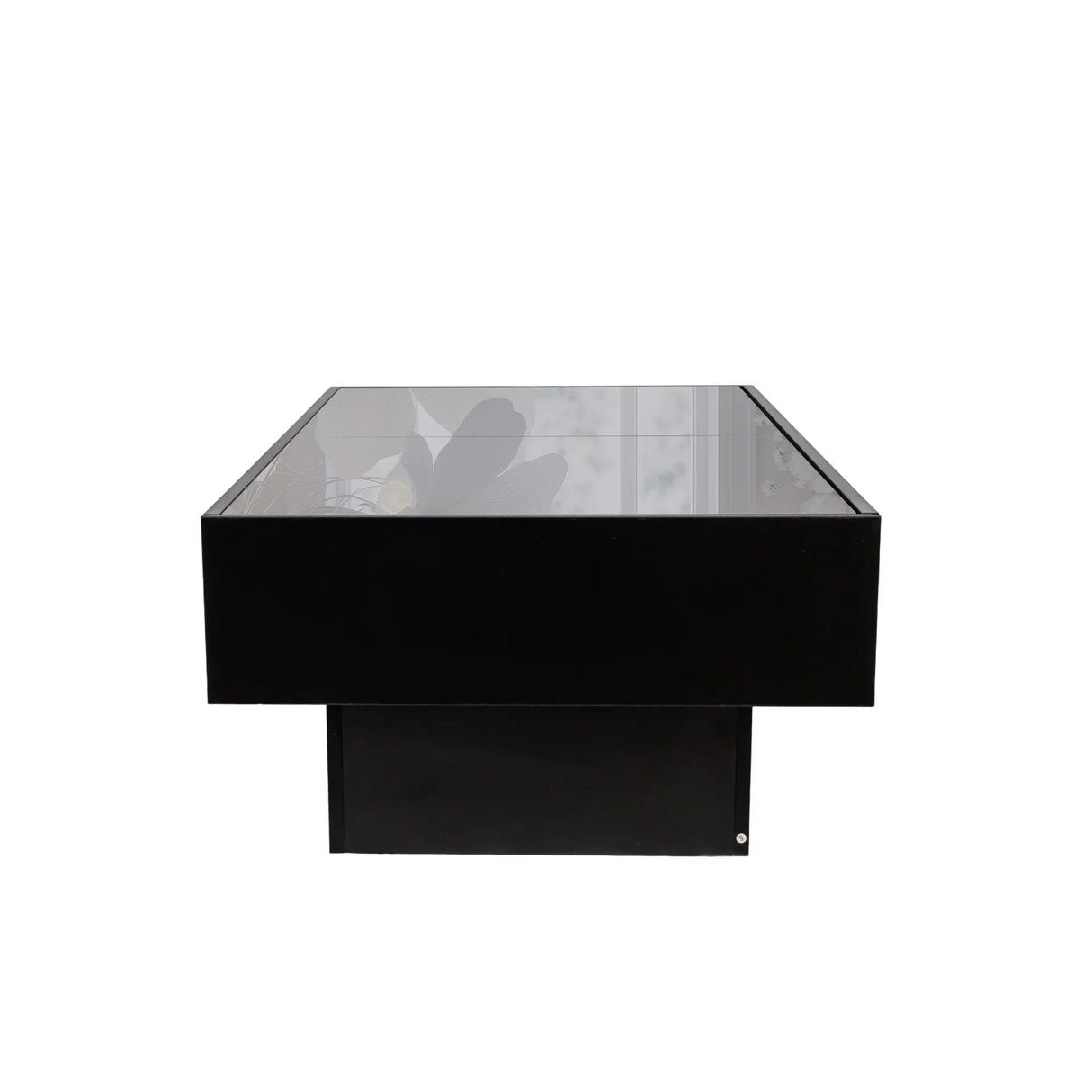 Coffee Table with Sliding Top, Storage and LED Light - Furniture Home Direct