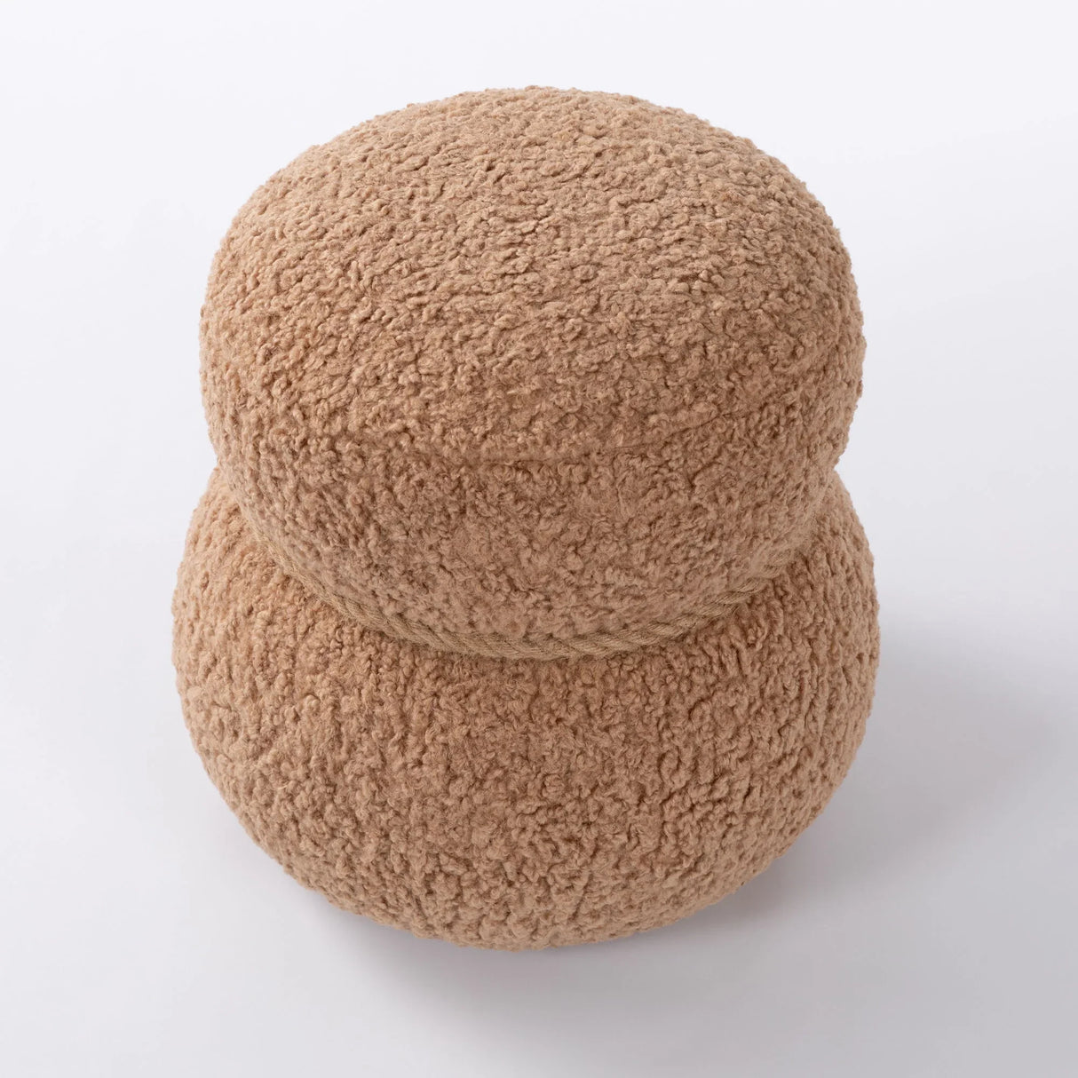 Snowman Stool With Cushion And Solid Wood Frame - Furniture Home Direct