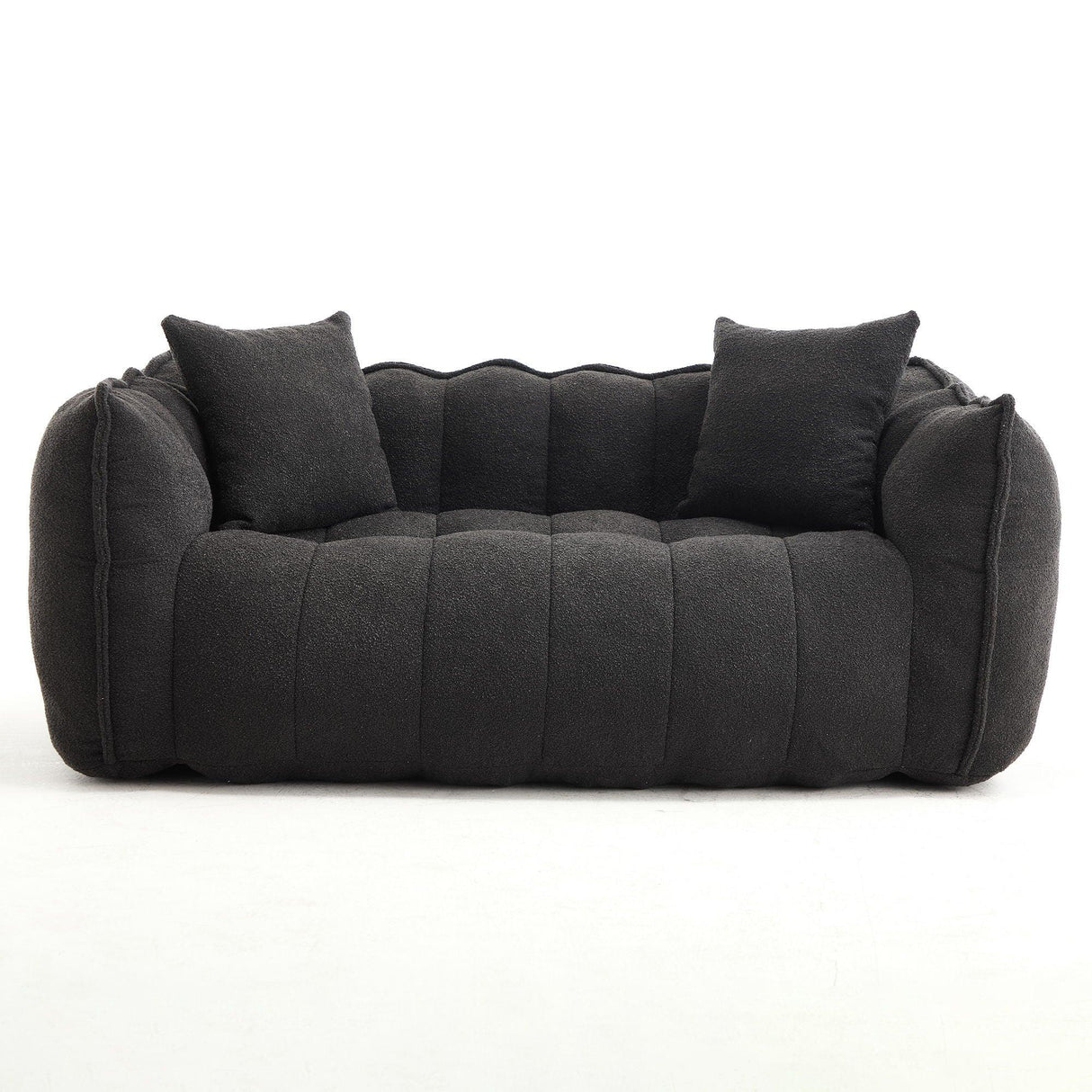Cozy Beanbag Chair With High Resilience Foam Core For 2 - Furniture Home Direct