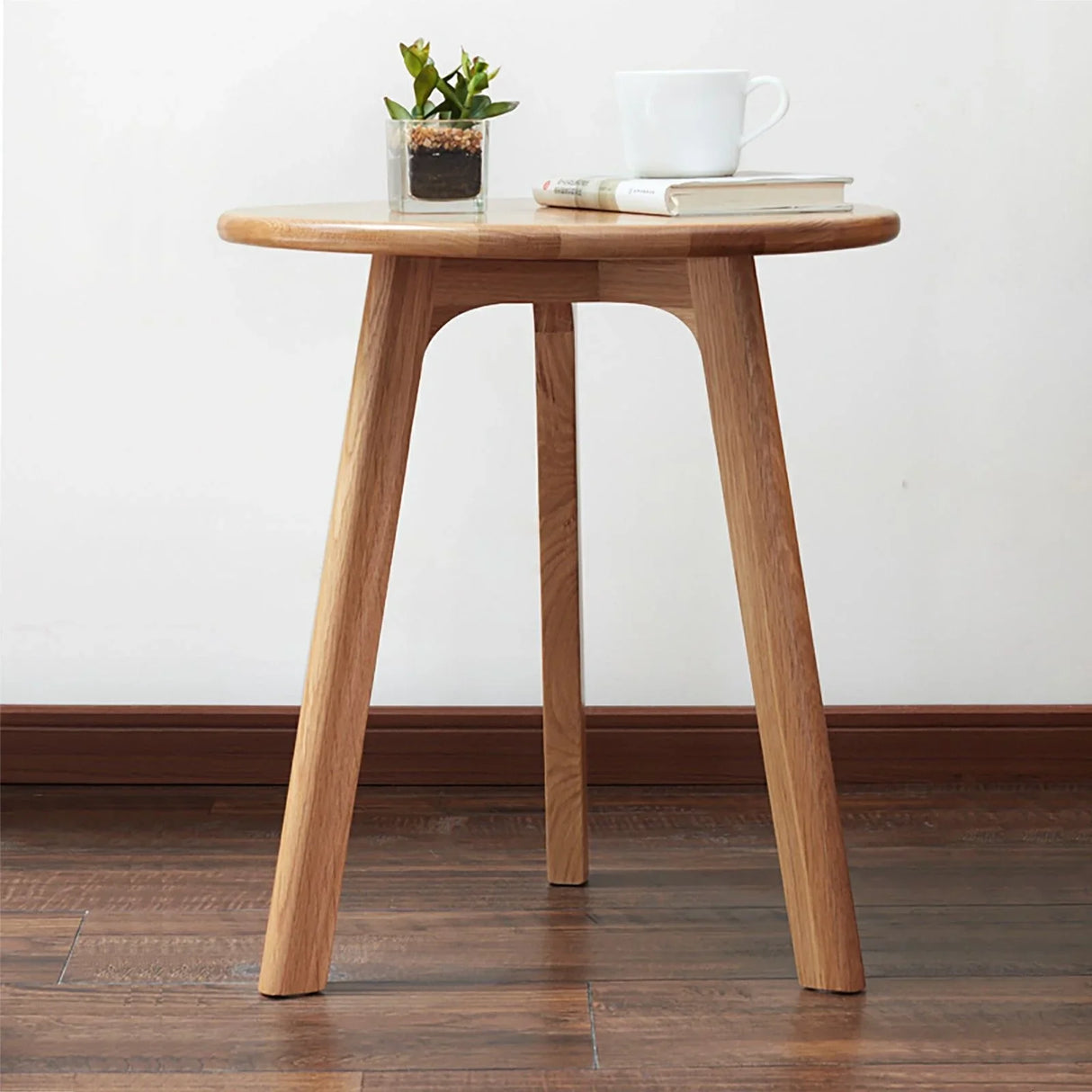 Round Small End Table, Side Table For Bedroom & Balcony - Furniture Home Direct