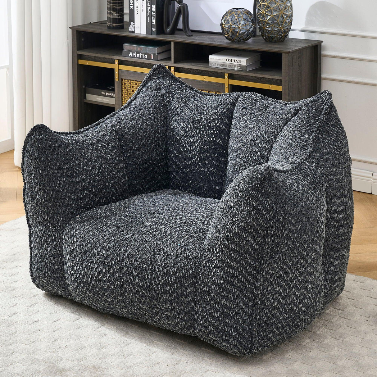 Comfortable Chenille Sofa Chairs With Highly Resilient Foam For Living Rooms And Bedrooms - Furniture Home Direct