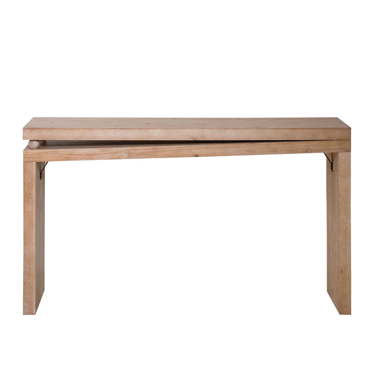 Slim Console Table, Narrow Entryway Table With Bead Detail - Light Natural / Natural - Furniture Home Direct