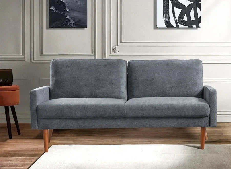 Sofa, European Style With Sleek Design, Modern & Vintage Flair, Upholstered 3 Seater Couch - Furniture Home Direct