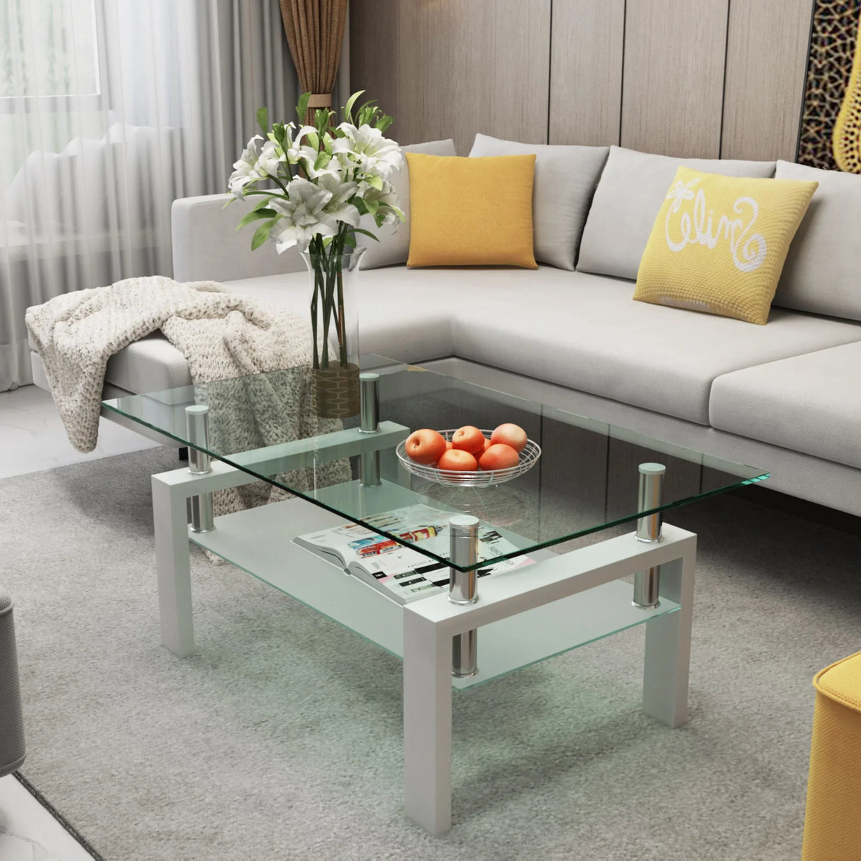 Rectangle Coffee Table, Modern Side Center Tables For Furniture - Furniture Home Direct
