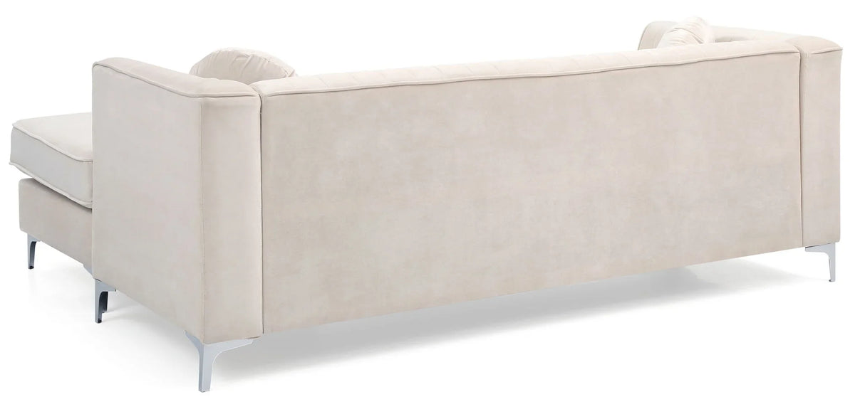 Delray - Micro Suede Sofa Chaise - Furniture Home Direct
