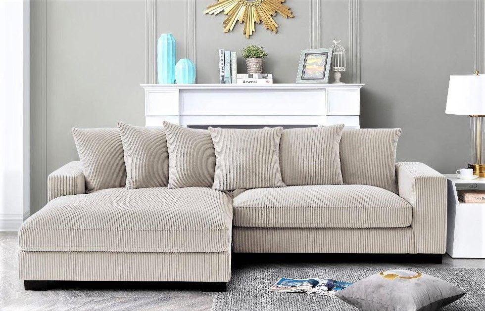 Luxe - Oversized 2 Piece Sectional Couches For Living Room, L Shaped Sofa With Chaise - Furniture Home Direct