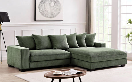 Luxe - Oversized 2 Piece Sectional Couches For Living Room, L Shaped Sofa With Chaise - Furniture Home Direct