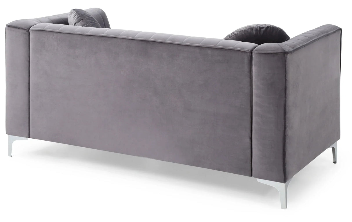 Delray - Micro Suede Loveseat - Furniture Home Direct