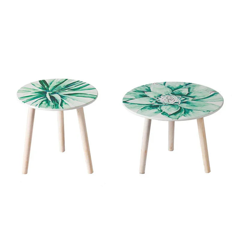 Nature-Inspired Side Tables (Set of 2) - Furniture Home Direct