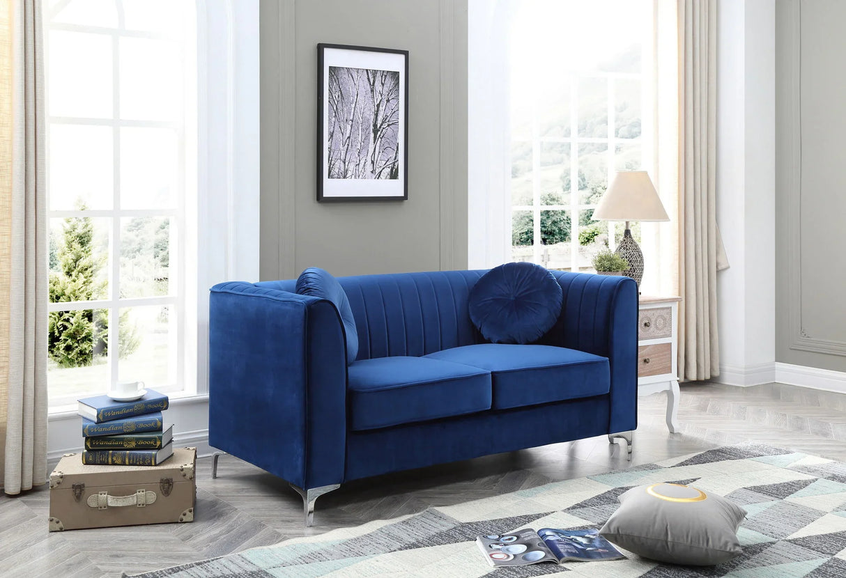 Delray - Micro Suede Loveseat - Furniture Home Direct