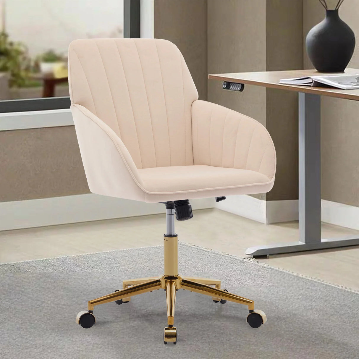 Adjustable Ergonomic Swivel Office Chair - Furniture Home Direct