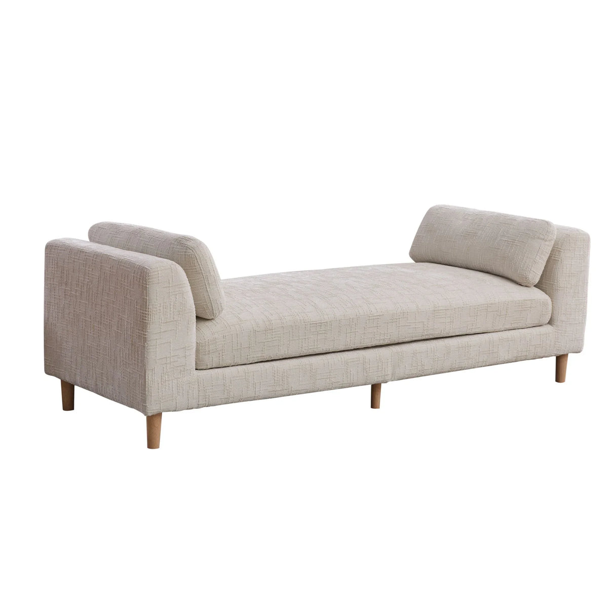 Modern Upholstered End Of Bed Bench With Armrests - Furniture Home Direct