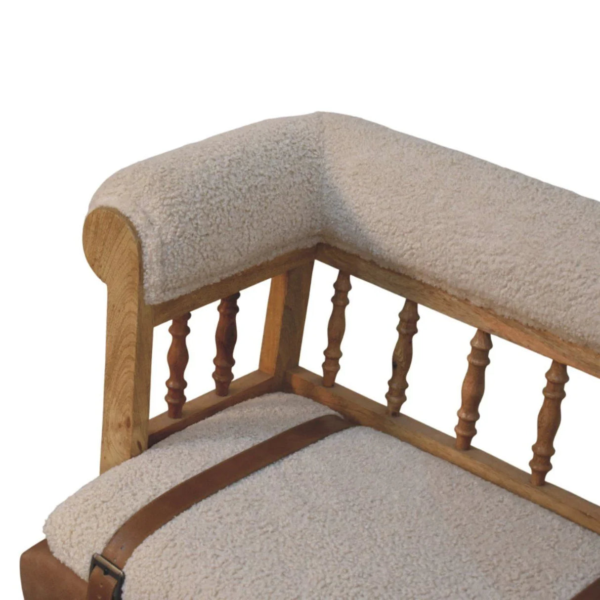 Strapped Hallway Bench - Furniture Home Direct