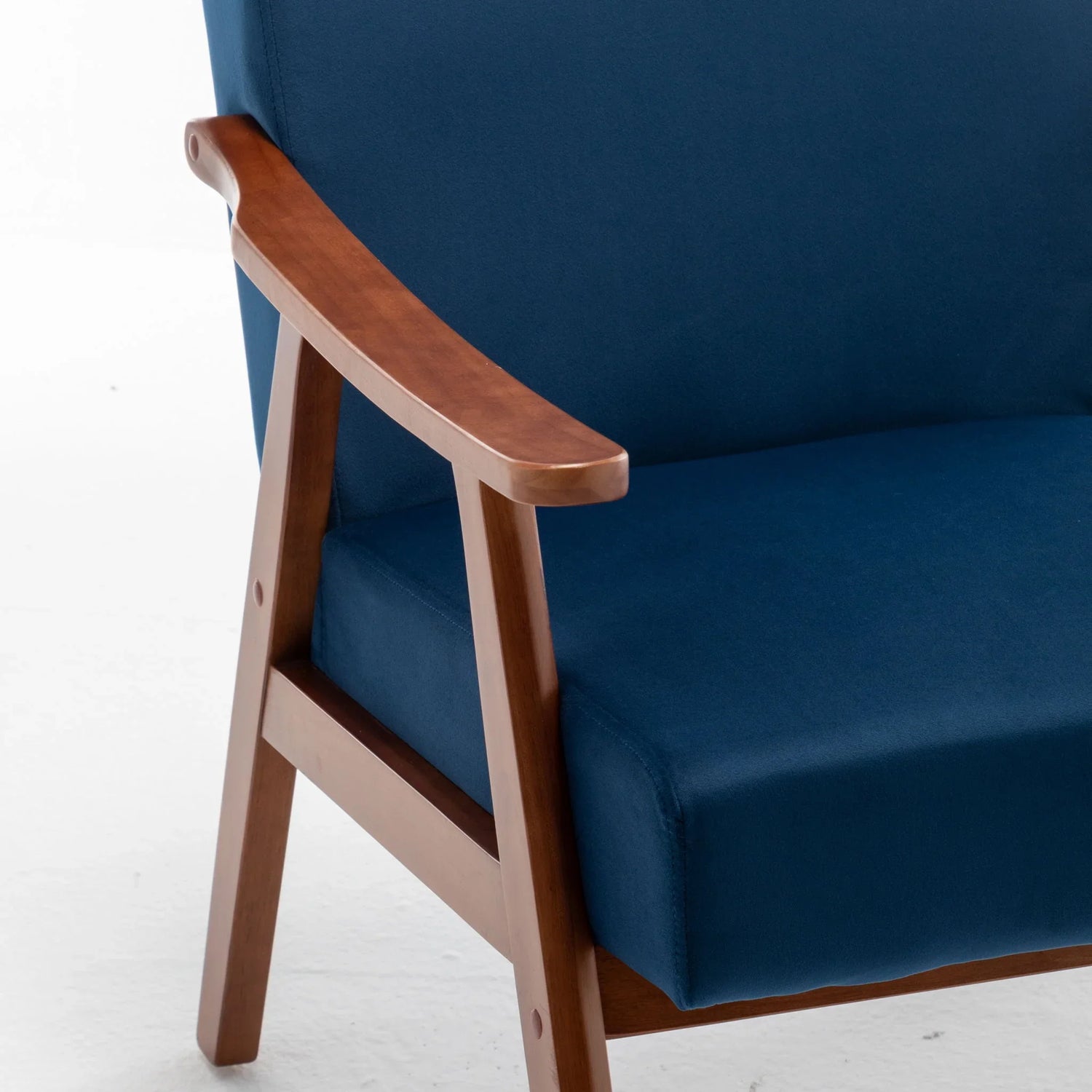 Accent Chair, Classic Mid Century Modern For Extra Seating - Furniture Home Direct
