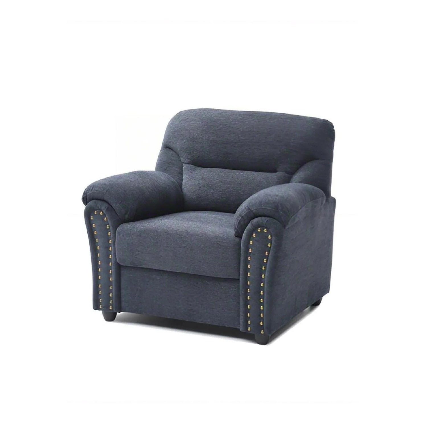 Hamilton - Chair With Hand Applied Nailhead Trim And Pillow Top Arm Cushions - Furniture Home Direct