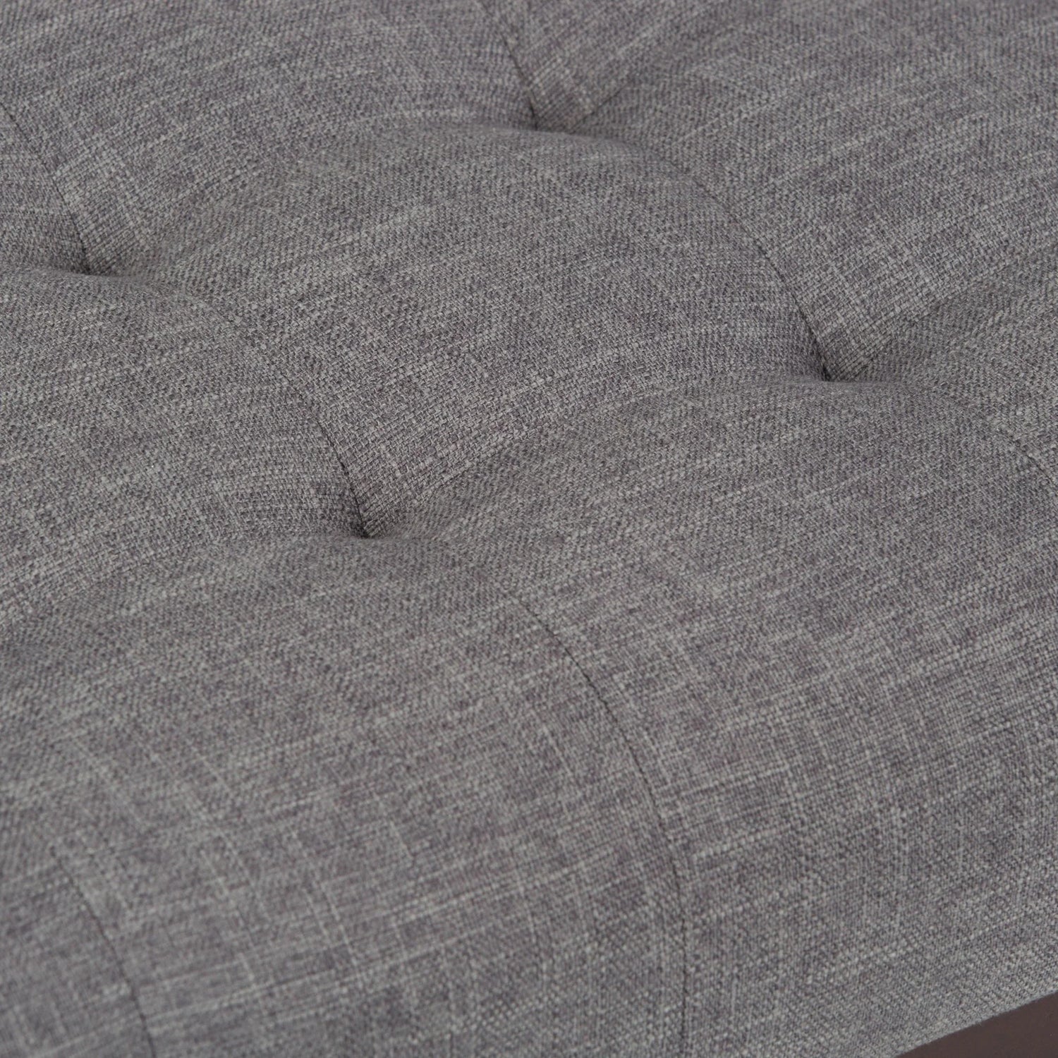 Draper - Upholstered Mid Century Tufted Ottoman Bench - Furniture Home Direct