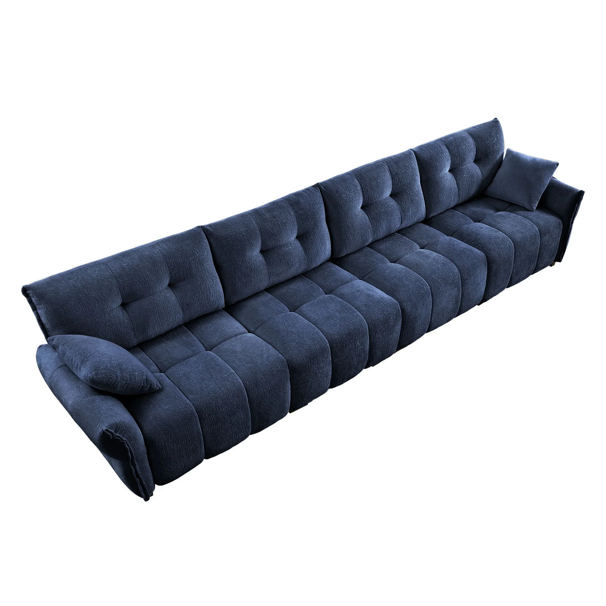 Modern Sofa & Pillows, Textured Cover, High Rebound Cushions - Furniture Home Direct