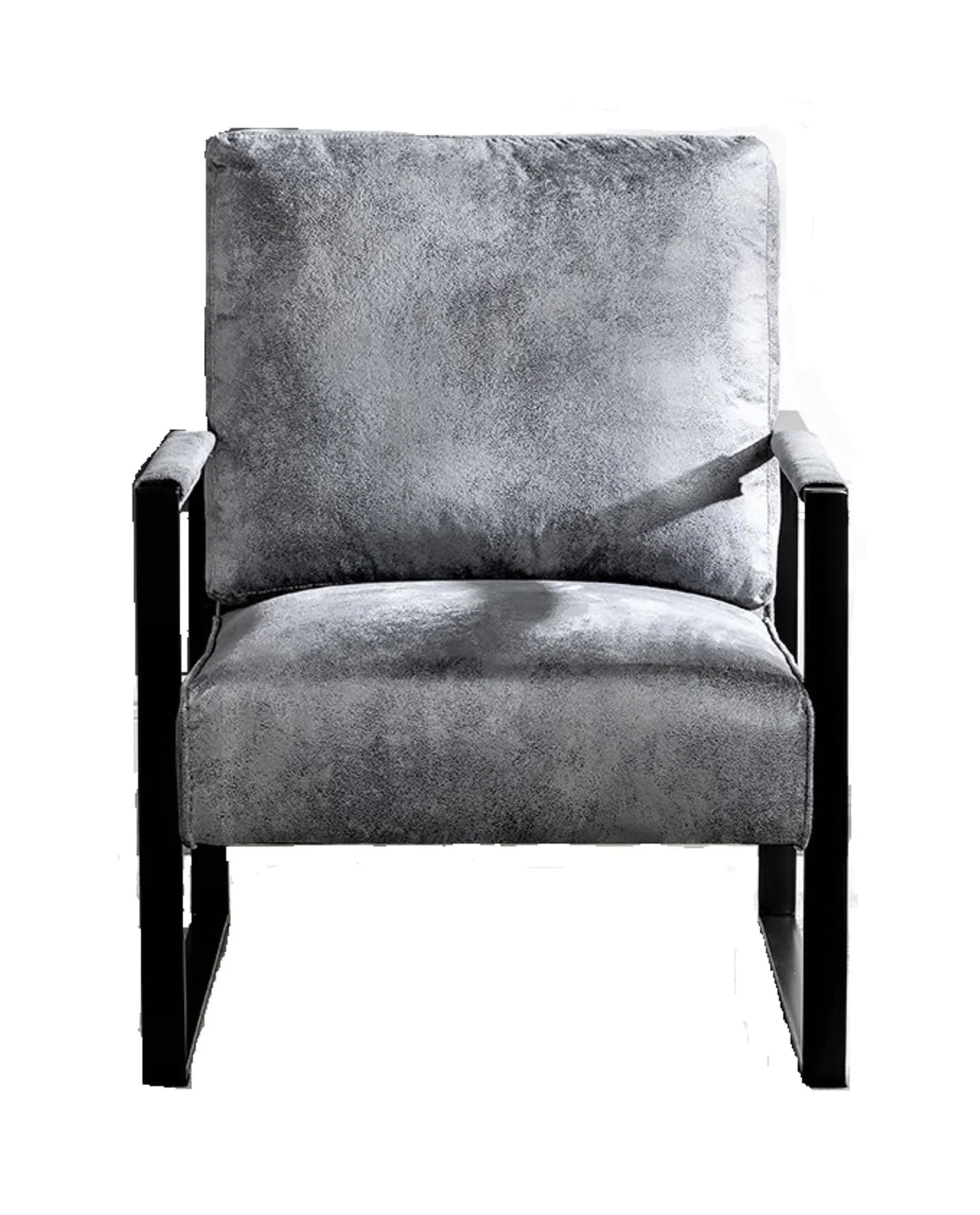 Classic Mid Century Modern Accent Chair With Durable Square Metal Frame, Armchair - Furniture Home Direct