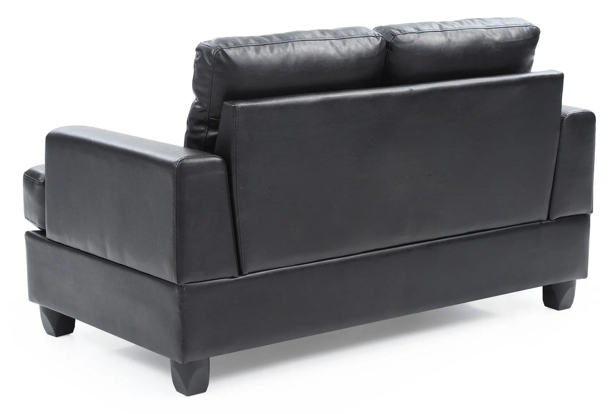 Stylish Transitional Loveseat For Two - Furniture Home Direct