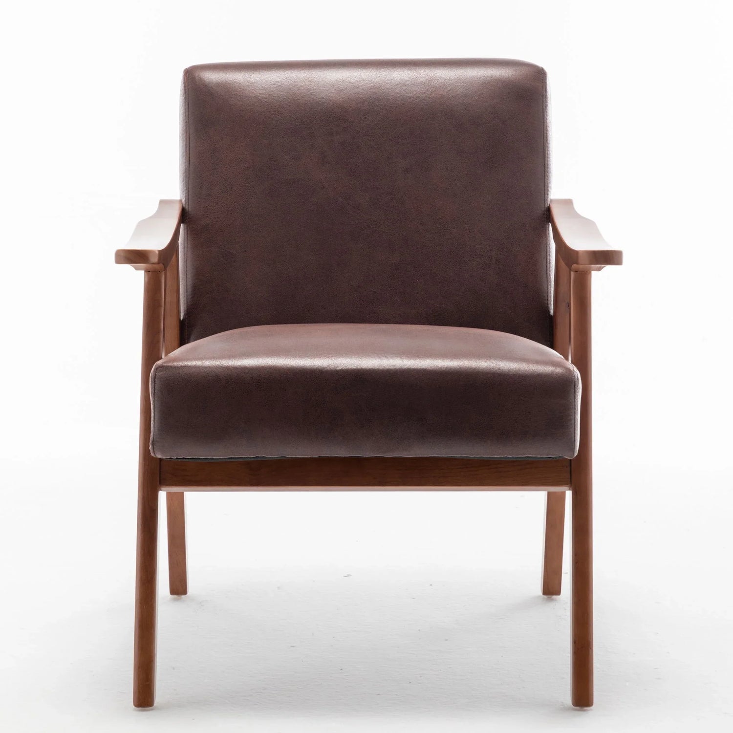 Accent Chair, Classic Mid Century Modern For Extra Seating - Furniture Home Direct