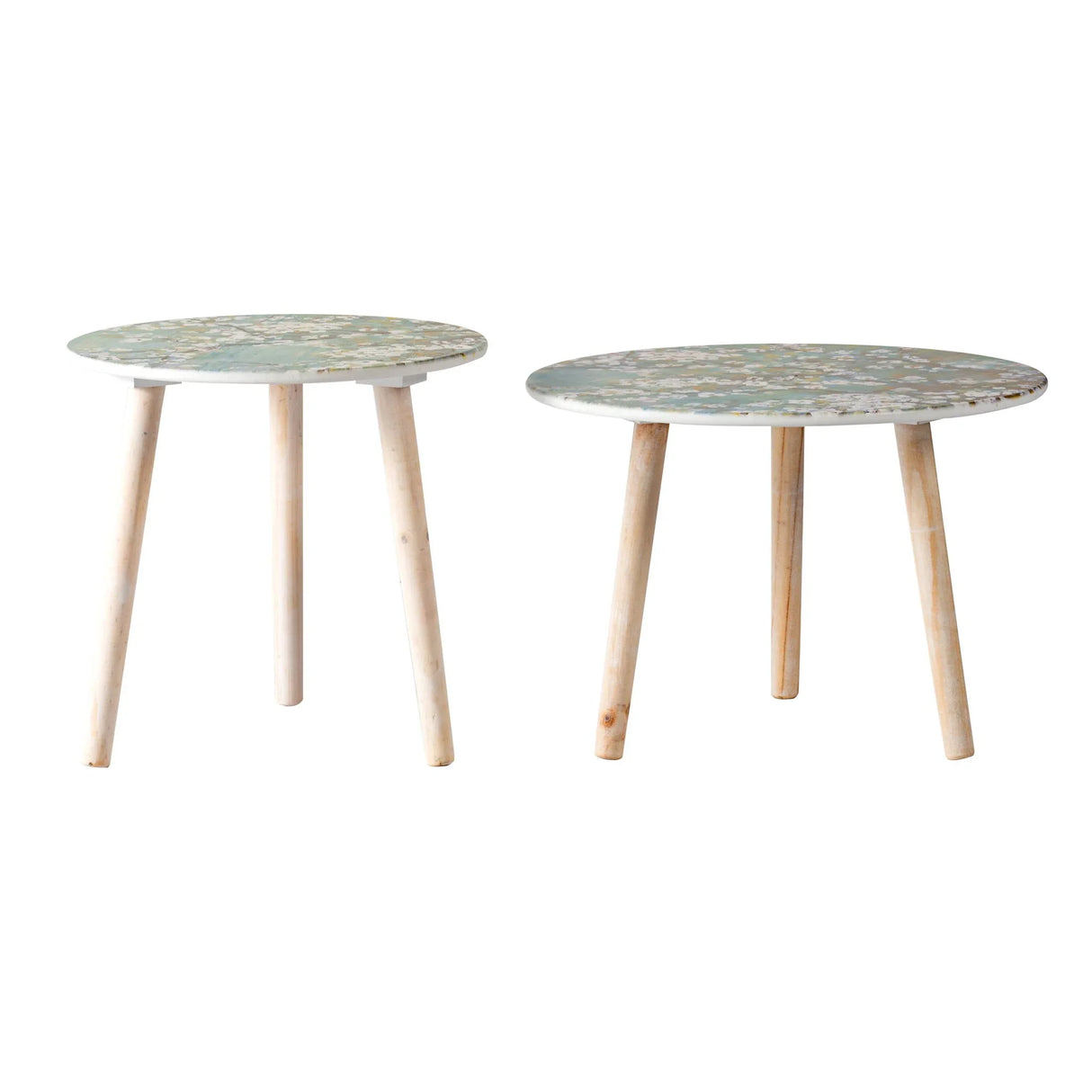 Nature-Inspired Side Tables (Set of 2) - Furniture Home Direct