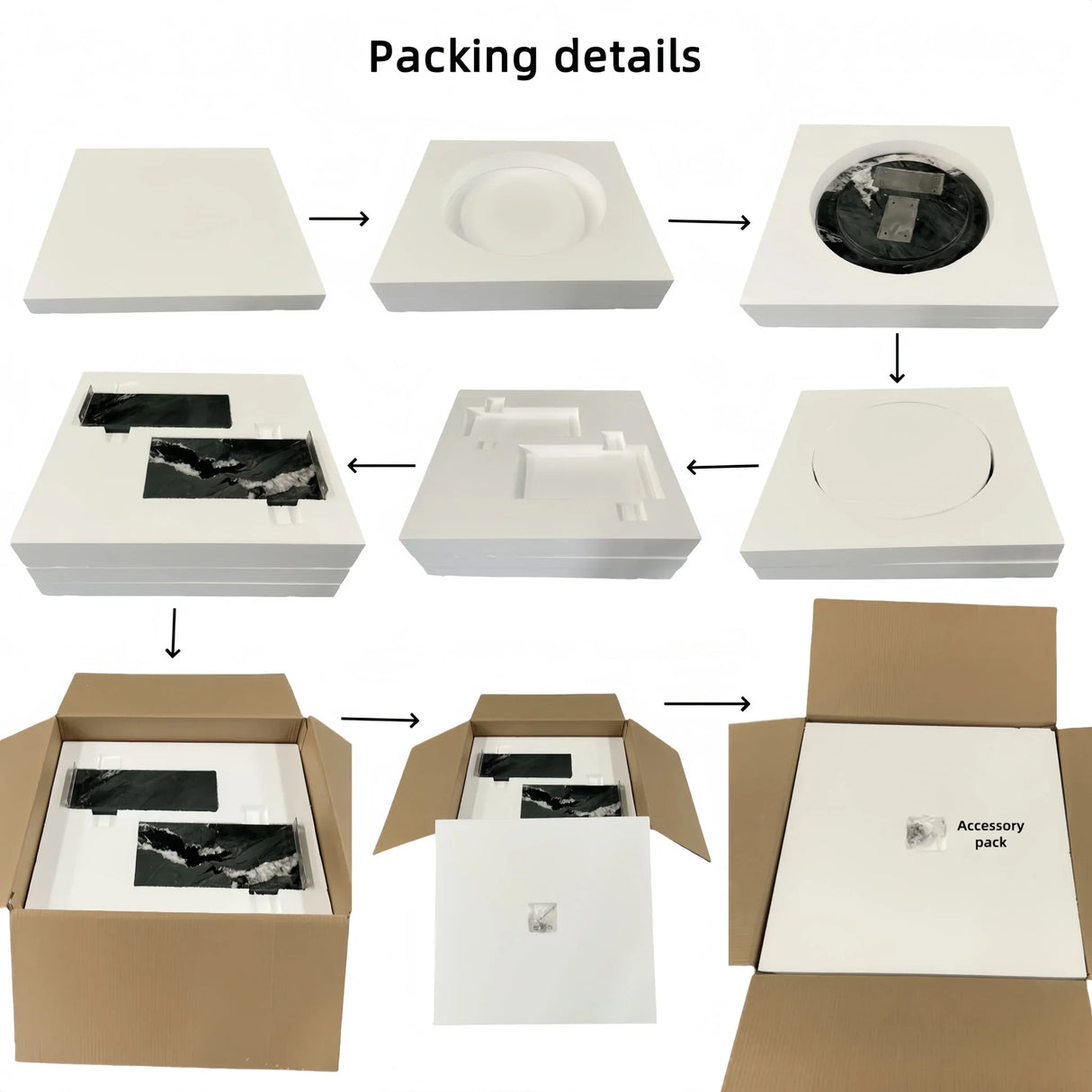 Luxury Coffee Table With Unique Veining, Unique Stone Design - Furniture Home Direct