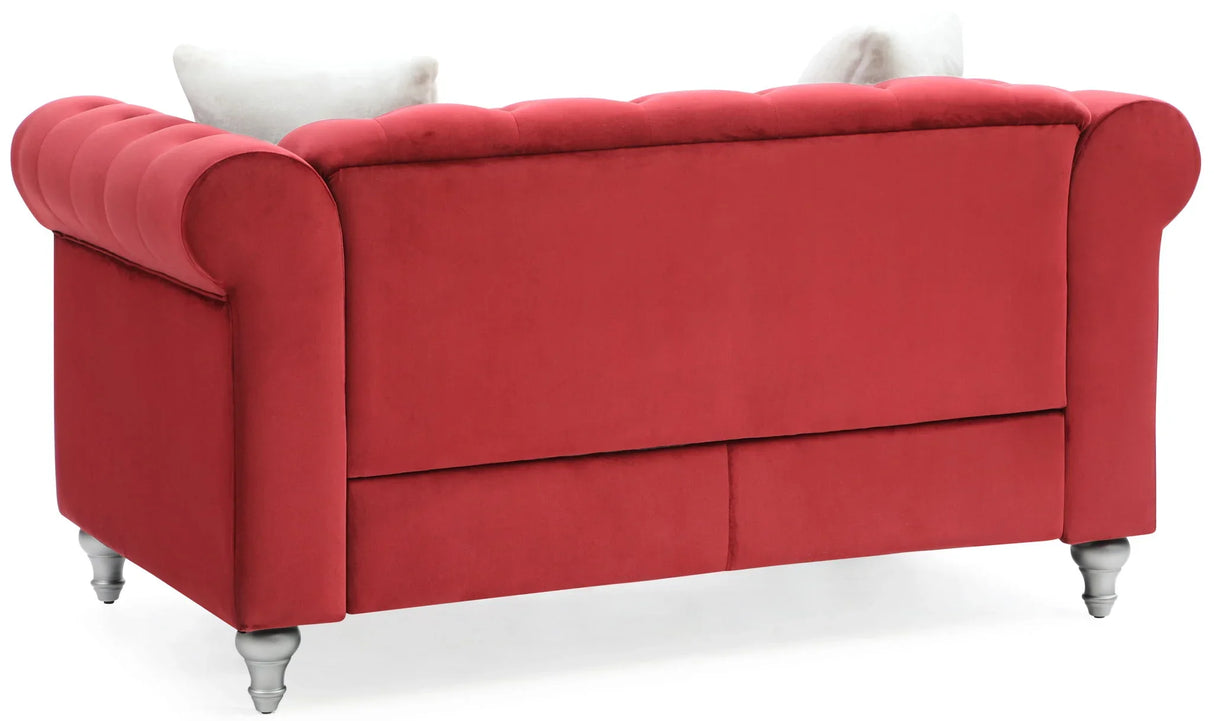 Stylish Contemporary Loveseat - Furniture Home Direct