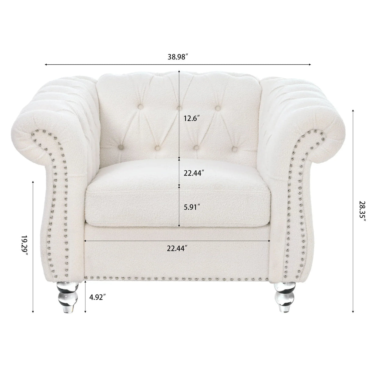 1 Seater Sofa For Living Room - Furniture Home Direct