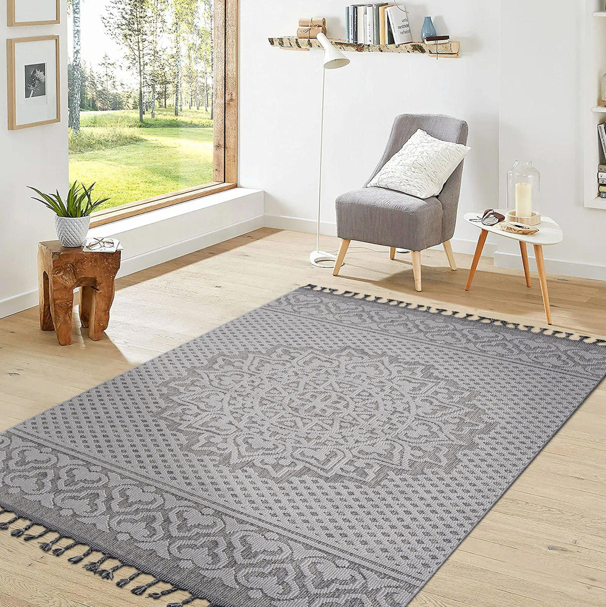 Guros - Medallion Indoor / Outdoor Area Rug - Furniture Home Direct