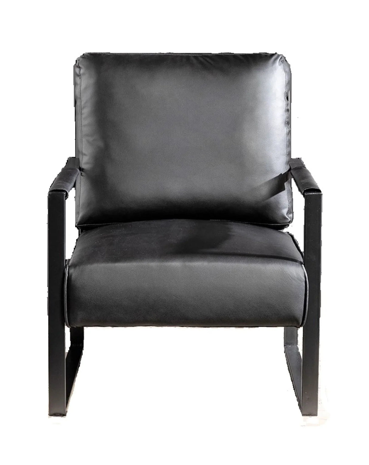 Classic Mid Century Modern Accent Chair With Durable Square Metal Frame, Armchair - Furniture Home Direct