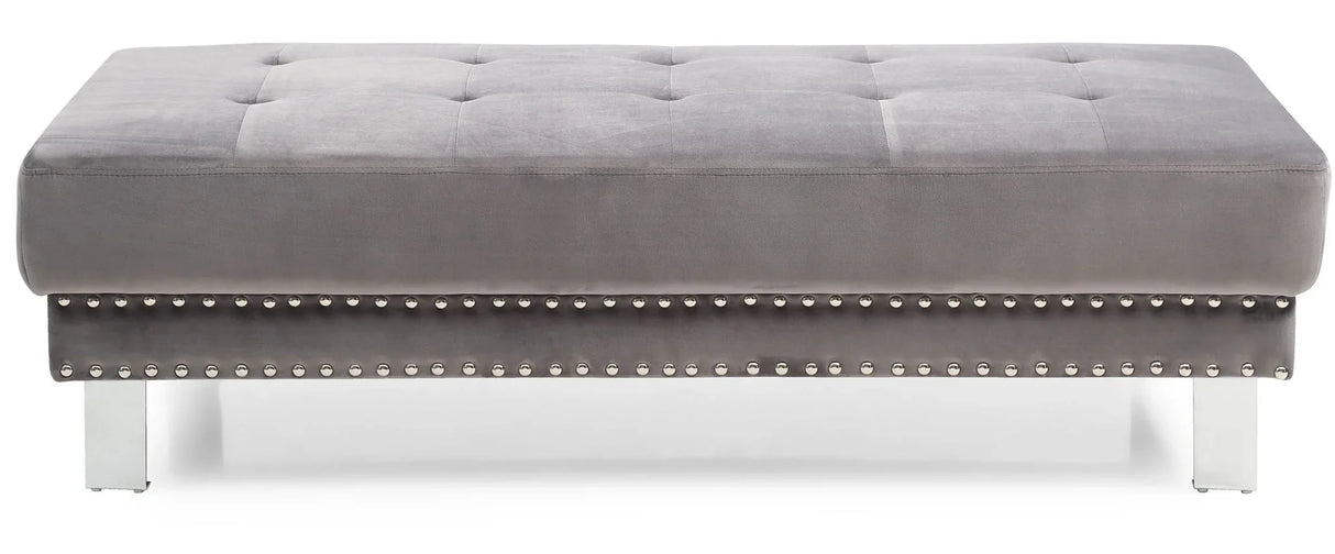 Elegant Contemporary Ottoman - Furniture Home Direct