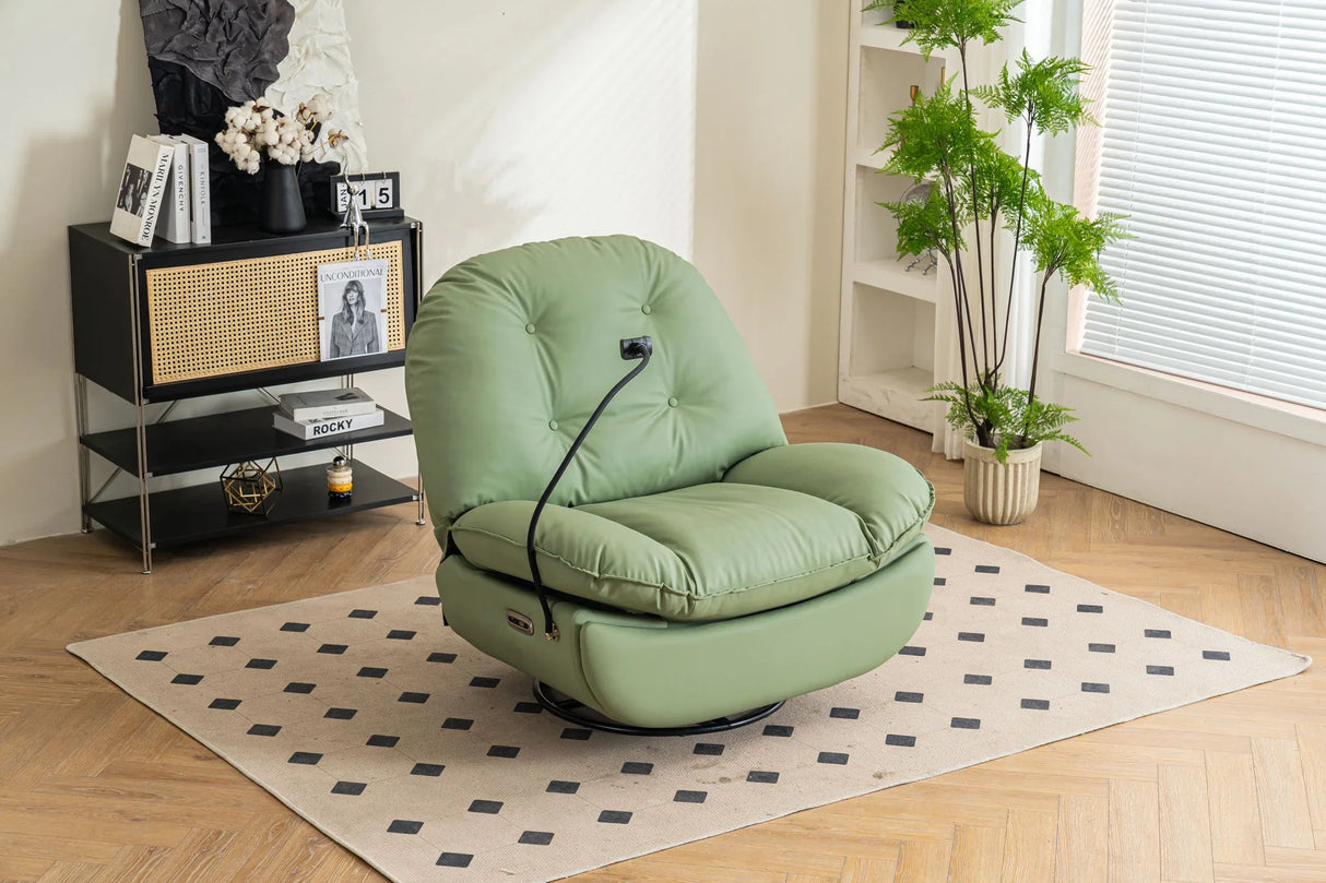 Power Recliner Swivel Glider USB Charger With Bluetooth Music Player, Sleep, Working, Game And Leisure - Furniture Home Direct