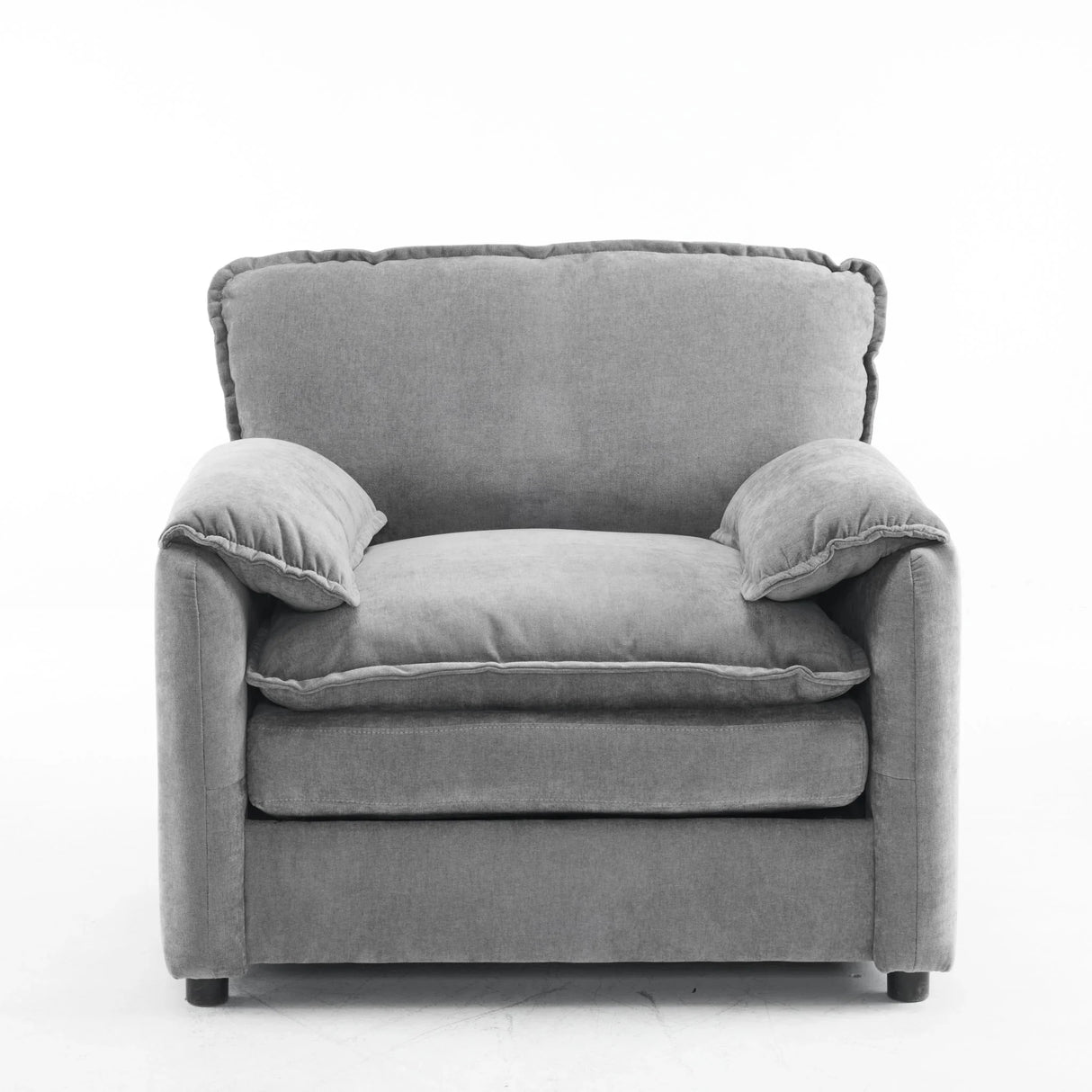 Oversized Reading Armchair With Thick Cushions, High Back Support - Furniture Home Direct